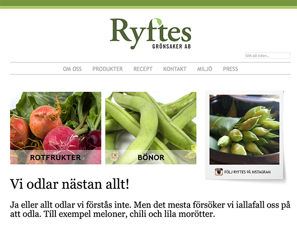 Empfehlung führte zu Lieferung an den wichtigsten Gemüsebauer Gotlands